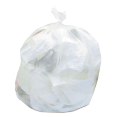 Heritage Z8648UN R01 150-Piece/Carton High Density 56 Gallon 22 Microns 43 in. x 48 in. Waste Can Liners - Natural