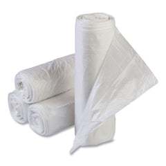 Inteplast Group Draw-Tuff 38 in. x 28.5 in. 1 mil, 23 Gallon, Draw-Tape Can Liners - Natural (6/Carton)