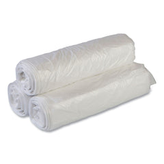 Inteplast Group Draw-Tuff 38 in. x 28.5 in. 1 mil, 23 Gallon, Draw-Tape Can Liners - Natural (6/Carton)