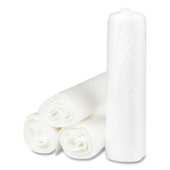 Inteplast Group S242408N High-Density 10-gal. 8 Microns 24 in. x 24 in. Commercial Can Liners - Natural (1000/Carton)