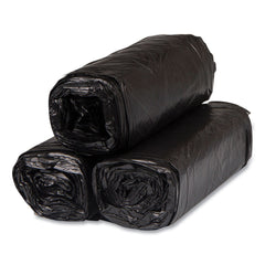Inteplast Group S243308K 24 in. x 33 in. 8 mic 16 Gallon High-Density Commercial Can Liners - Black (1000/Carton)