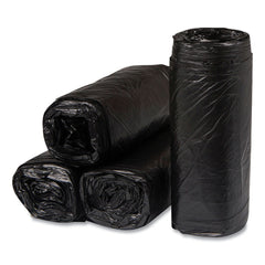 Inteplast Group S243308K 24 in. x 33 in. 8 mic 16 Gallon High-Density Commercial Can Liners - Black (1000/Carton)