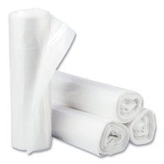Inteplast Group S303710N 30 in. x 37 in. 10 mic 30 Gallon High-Density Commercial Can Liners - Clear (500/Carton)