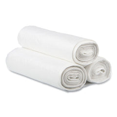 Inteplast Group S303716N 30 in. x 37 in. 16 mic 30 Gallon High-Density Commercial Can Liners - Clear (500/Carton)