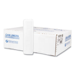 Inteplast Group S334013N 33 in. x 40 in. 13 mic 33 Gallon High-Density Commercial Can Liners - Clear (500/Carton)