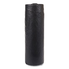 Inteplast Group S334016K 33 in. x 40 in. 16 mic 33 Gallon High-Density Commercial Can Liners - Black (250/Carton)