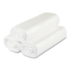 Inteplast Group S334016N 33 in. x 40 in. 16 mic 33 Gallon High-Density Commercial Can Liners - Clear (250/Carton)