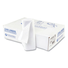 Inteplast Group S334016N 33 in. x 40 in. 16 mic 33 Gallon High-Density Commercial Can Liners - Clear (250/Carton)