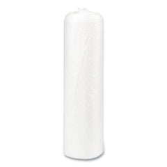 Inteplast Group S334017N 33 in. x 40 in. 17 mic 33 Gallon High-Density Commercial Can Liners - Clear (250/Carton)