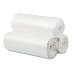 Inteplast Group 60 Gallon 12 mic 38 in. x 60 in. High-Density Commercial Can Liners - Clear (200/Carton)