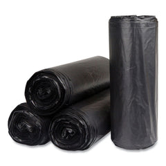 Inteplast Group 60 gal. 22 microns 38 in. x 60 in. High-Density Commercial Can Liners - Black (150/Carton)