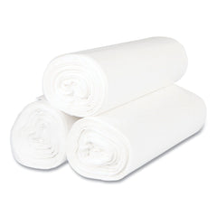 Inteplast Group 45 gal. 12 microns 40 in. x 48 in. High-Density Interleaved Commercial Can Liners - Clear (25 Bags/Roll, 10 Rolls/Carton)