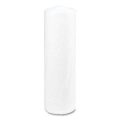 Inteplast Group 45 gal. 14 microns 40 in. x 48 in. High-Density Interleaved Commercial Can Liners - Clear (25 Bags/Roll, 10 Rolls/Carton)