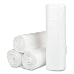 Inteplast Group S404816N 45 gal. 16 microns 40 in. x 48 in. High-Density Interleaved Commercial Can Liners - Clear (25 Bags/Roll, 10 Rolls/Carton)