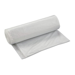 Inteplast Group S404817N 45 gal. 17 microns 40 in. x 48 in. High-Density Interleaved Commercial Can Liners - Clear (25 Bags/Roll, 10 Rolls/Carton)