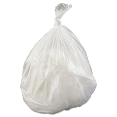 Inteplast Group S404817N 45 gal. 17 microns 40 in. x 48 in. High-Density Interleaved Commercial Can Liners - Clear (25 Bags/Roll, 10 Rolls/Carton)