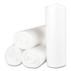 Inteplast Group S434817N 60 gal. 17 microns 43 in. x 48 in. High-Density Interleaved Commercial Can Liners - Clear (25 Bags/Roll, 8 Rolls/Carton)
