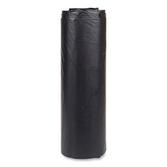 Inteplast Group S434822K 60 gal. 22 microns 43 in. x 48 in. High-Density Commercial Can Liners - Black (150/Carton)