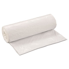 Inteplast Group 45 gal. 0.8 mil 40 in. x 46 in. Low-Density Commercial Can Liners - White (25 Bags/Roll, 4 Rolls/Carton)