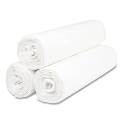 Inteplast Group VALH3037N10 High-Density 30 Gallon 30 in. x 36 in. Commercial Can Liners - Natural (500/Carton)