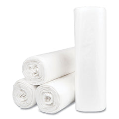 Inteplast Group VALH3037N10 High-Density 30 Gallon 30 in. x 36 in. Commercial Can Liners - Natural (500/Carton)