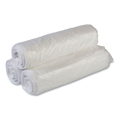 Inteplast Group VALH3340N11 High-Density 33 Gallon 33 in. x 39 in. Commercial Can Liners - Clear (500/Carton)