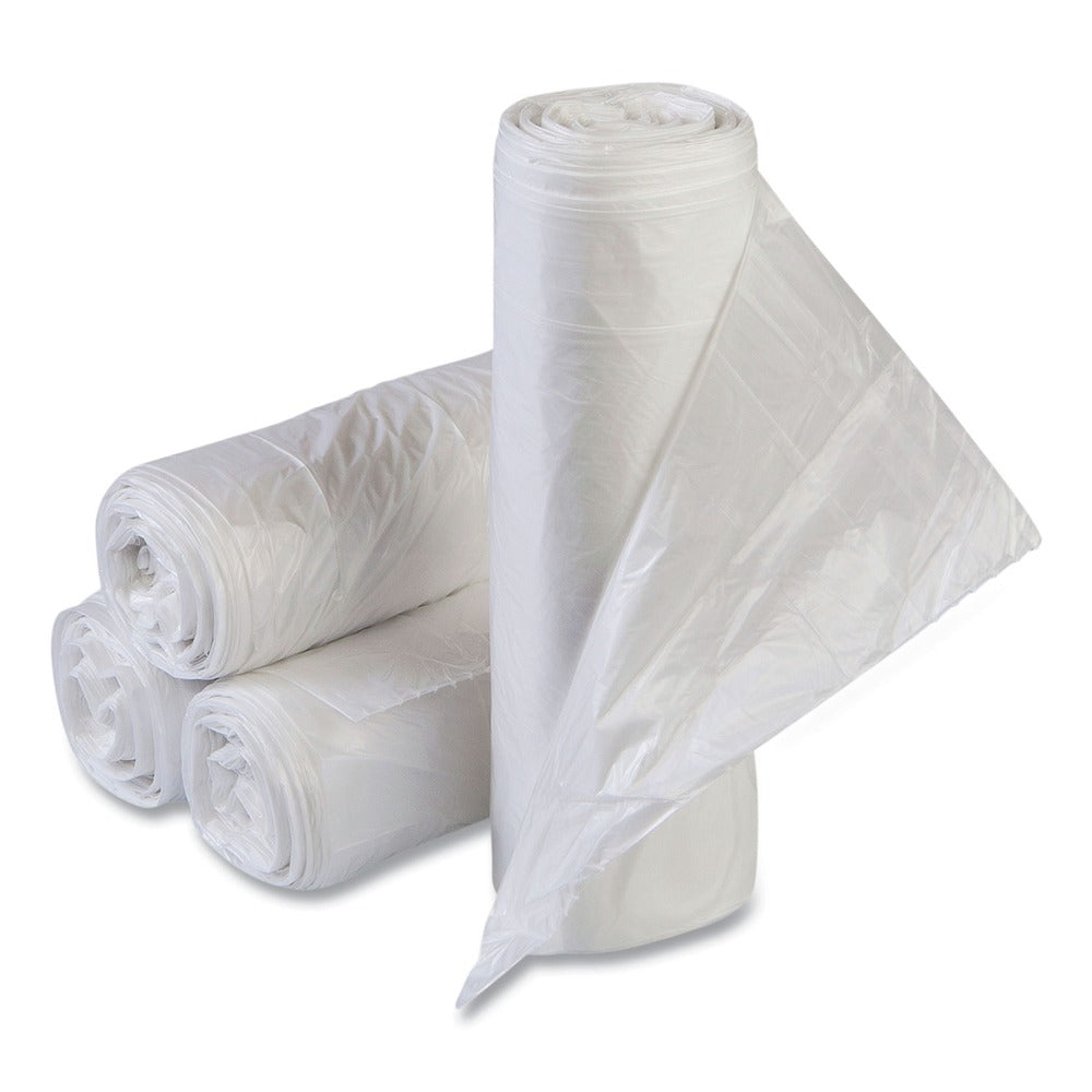 Inteplast Group VALH3660N12 36 in. x 58 in. 55 Gallon 13 microns High-Density Commercial Can Liners Value Pack - Clear (200/Carton)