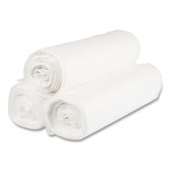Inteplast Group VALH3860N16 High-Density 60 Gallon 14 microns 38 in. x 58 in. Commercial Can Liners - Clear (200/Carton)