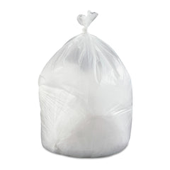Inteplast Group VALH3860N22 High-Density 60 Gallon 38 in. x 58 in. Commercial Can Liners - Clear (150/Carton)
