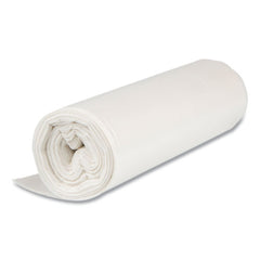 Inteplast Group VALH4048N12 High-Density 45 Gallon 40 in. x 46 in. Commercial Can Liners - Clear (250/Carton)