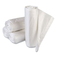 Inteplast Group VALH4348N16 High-Density 60 Gallon 14 microns 43 in. x 46 in. Commercial Can Liners - Clear (200/Carton)