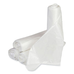 Inteplast Group Low-Density 16 Gallon 24 in. x 32 in. Commercial Can Liners - White (500/Carton)