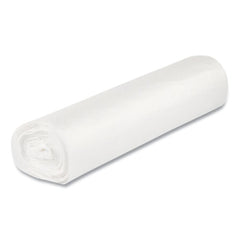 Inteplast Group Low-Density 16 Gallon 24 in. x 32 in. Commercial Can Liners - White (500/Carton)