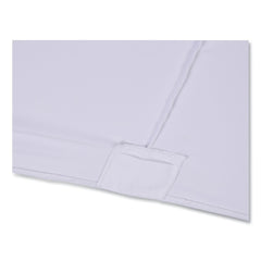 Iceberg 16523 iGear 30 in. x 72 in. Polyester Fabric Table Cover - White