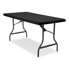 Iceberg 16631 iGear 30 in. x 96 in. Polyester Fabric Table Top Cap Cover - Black