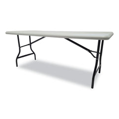 Iceberg 72 in. x 30 in. x 29 in. IndestrucTable Industrial Rectangular Folding Table - Platinum