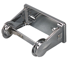 Impact 6.5 in. x 4.5 in. x 2.75 in. Single Roll Toilet Tissue Dispenser - Chrome (12/Carton)