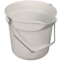 Impact 10.63 in. Diameter 10 quart Polypropylene Deluxe Heavy-Duty Bucket - Gray