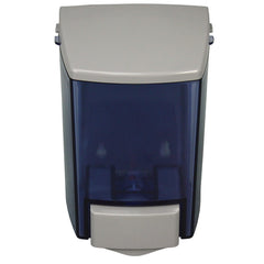 Impact ClearVu Encore 4.5 in. x 4 in. x 6.25 in. 30 oz Liquid Soap Dispenser - Gray