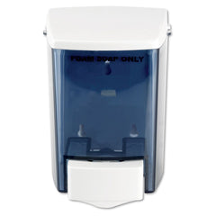 Impact 9335 4.5 in. x 4 in. x 6.25 in. 900 mL Encore Foam-eeze Bulk Foam See Thru Soap Dispenser - White