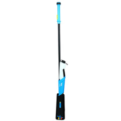 Impact Mopster 2.0 16.25 in. x 3.25 in. Blue Microfiber Head 57 in. Black Aluminum Handle Microfiber Bucketless Mop