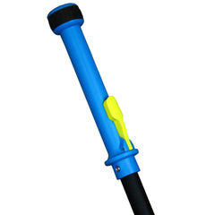Impact Mopster 2.0 16.25 in. x 3.25 in. Blue Microfiber Head 57 in. Black Aluminum Handle Microfiber Bucketless Mop