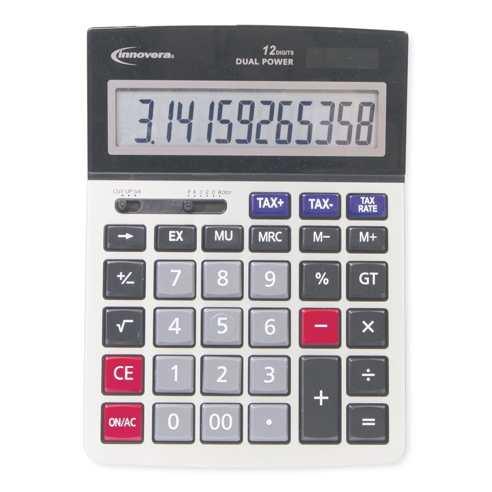 Innovera 12-Digit LCD Large Display Calculator