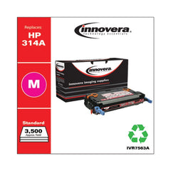 Innovera 3500 Page-Yield Remanufactured Toner Replacement for 314A (Q7563A) - Magenta
