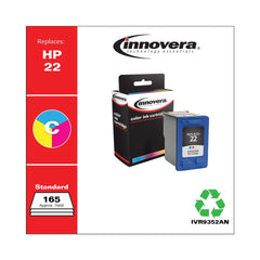 Innovera Remanufactured Ink 165 Page-Yield Replacement for HP 22 - Tri-Color