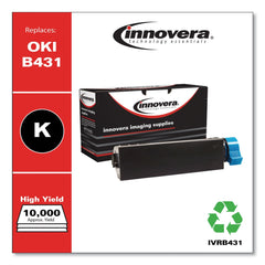 Innovera 10000 Page-Yield, Replacement for Oki 44574901, Remanufactured Toner - Black