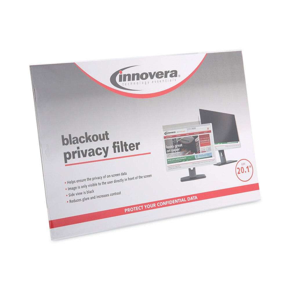 Innovera 4:3 Blackout Privacy Monitor Filter for 20.1 in. LCD