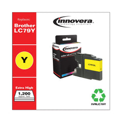 Innovera Remanufactured Yellow Extra High-Yield Ink Replacement for LC79Y 1200 Page-Yield