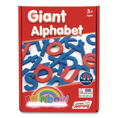 Junior Learning Inc 3 in. Tall Lowercase Letters Rainbow Giant Alphabet - Blue Consonants/Red Vowels