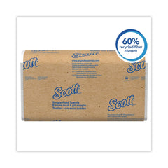 Scott 01700 9.3 in. x 10.5 in. Essential Single-Fold Towels (4000/Carton)
